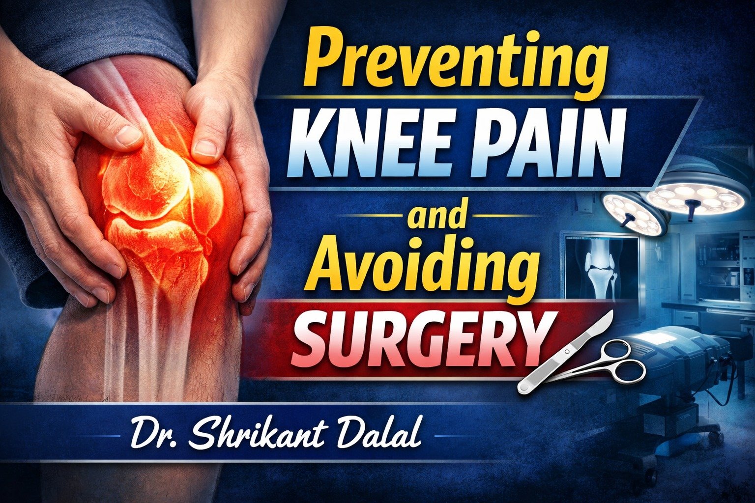 Preventing Knee Pain and Avoiding  Surgery Through Smart Lifestyle  Choices—Dr. Shrikant Dalal